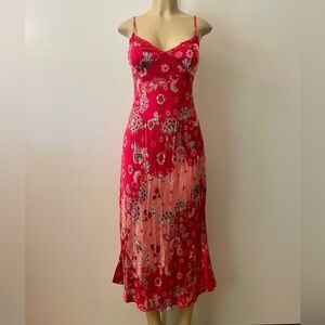 Vintage August Silk slip dress